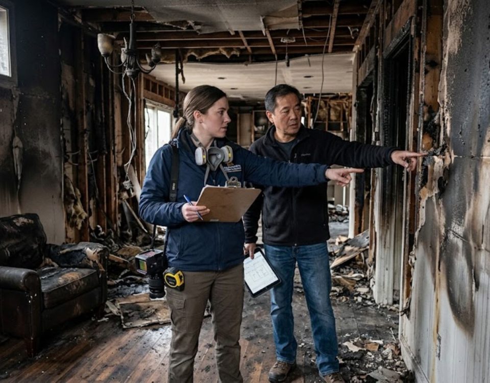 How Does a Fire Damage Claim Adjuster in Massachusetts Handle Complex Property Claims?