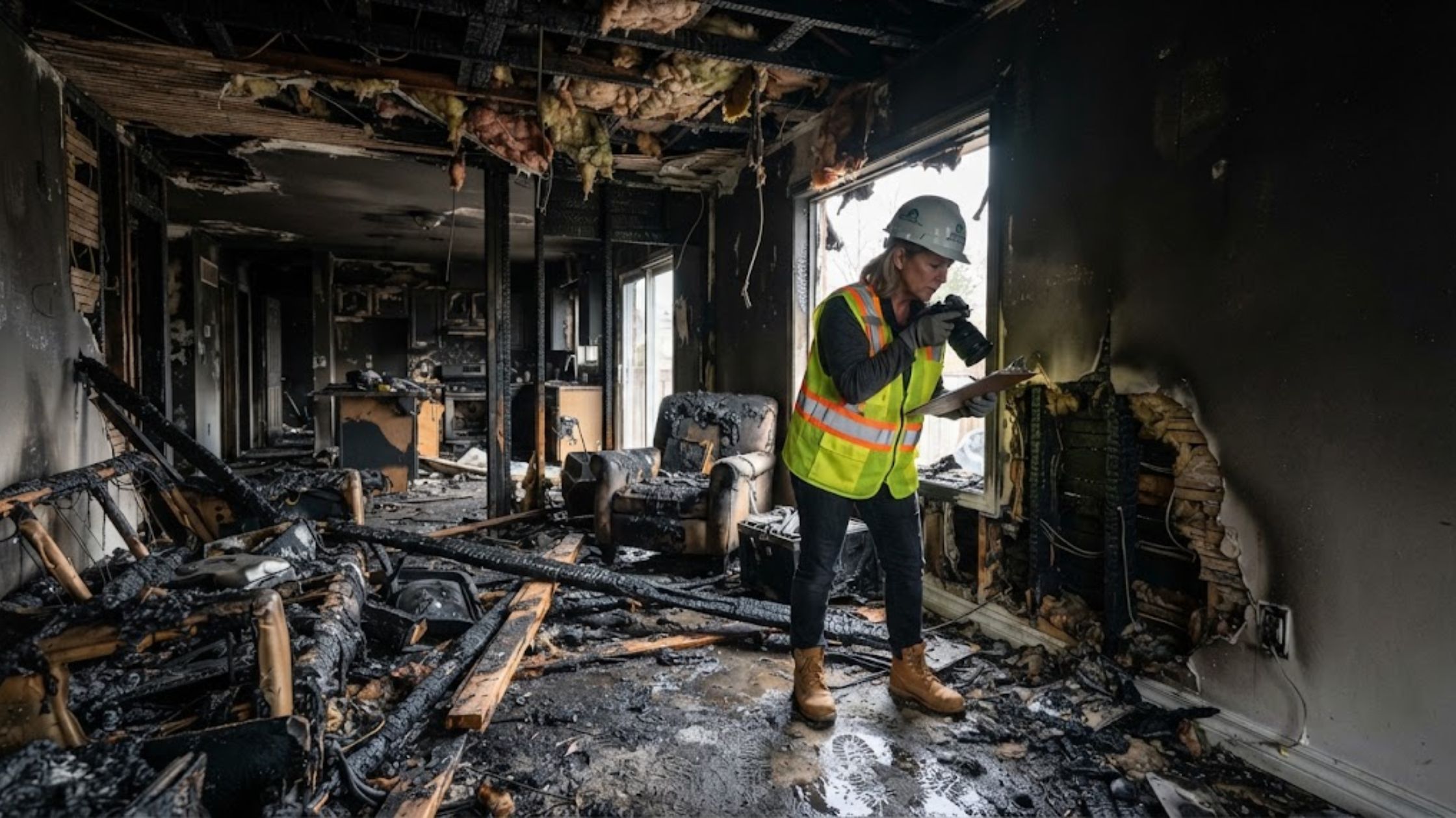 What Does a Fire Damage Claim Adjuster Do After a Property Loss?