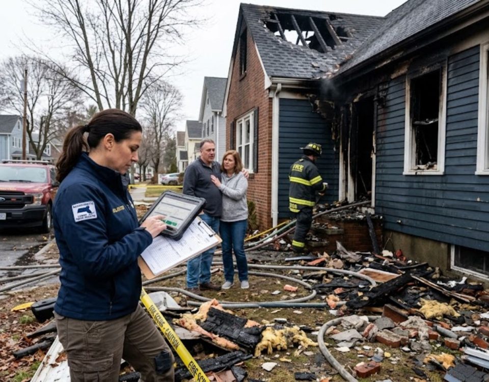 When Should You Hire a Fire Damage Claim Adjuster in Massachusetts After a Fire?